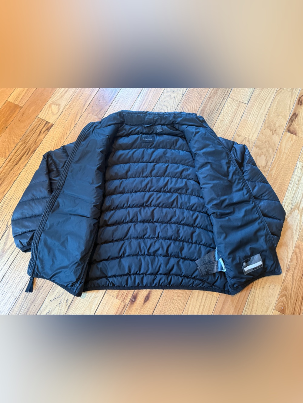 Marmot Youth Boys Size XL Black 600-Fill Down Quilted Puffer Jacket - Picture 8 of 16